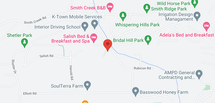 map of 3112 smith creek Road